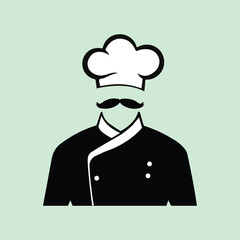 Detailed chef logo