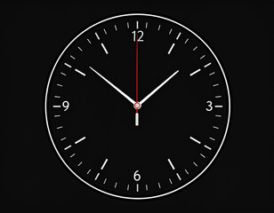 symbolic clock that marks time