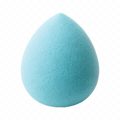 realistic smooth makeup sponge for blending cosmetics in different colour style isolated on transparent background