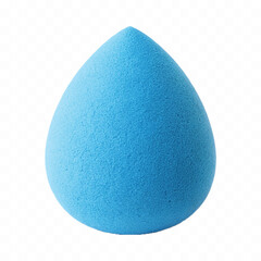 realistic smooth makeup sponge for blending cosmetics in different colour style isolated on transparent background