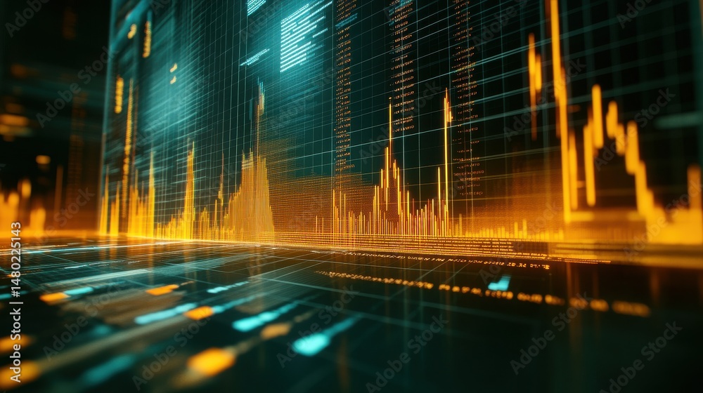 Poster Abstract Financial Data Visualization with Graph and Chart Elements