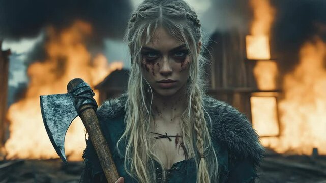 Emilia as Dagr in the Hords Battle Realm