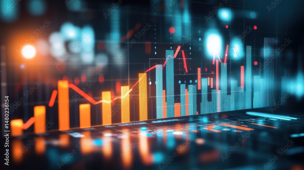 Poster Dynamic Data Visualization with Colorful Graphs on Digital Dashboard