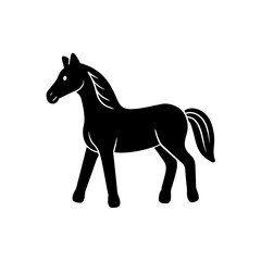 toy horse  a small wooden or plastic horse figurin.svg