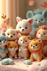 Naklejka premium cat and mouse