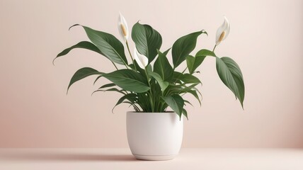 Peace Lily in Ceramic Pot