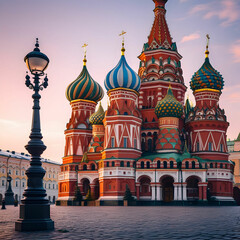 A vibrant and ornate closeup view of Saint