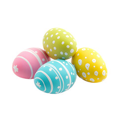 Fototapeta premium Colorful Easter Eggs in a Festive Arrangement