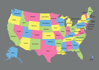 masterfully illustrated and intellectually stimulating U.S. map