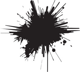 black brush strock set