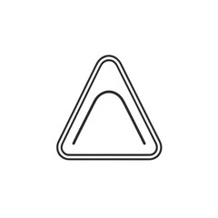 minimalist logo loop letter A
