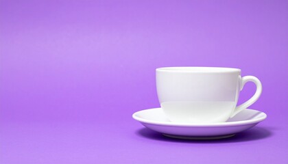 Obraz premium cup of coffee on blue background