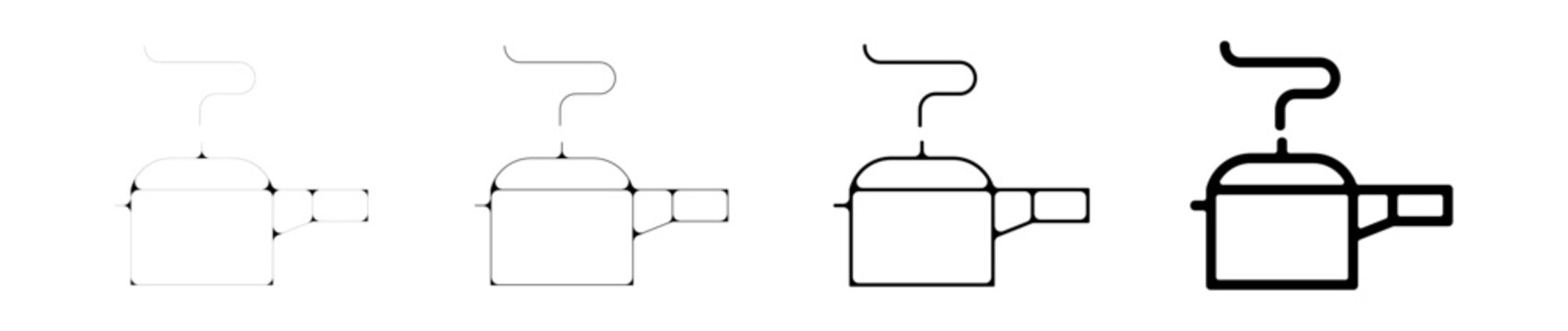 marmitte ustensiles cuisine pictogramme icone symbole gras