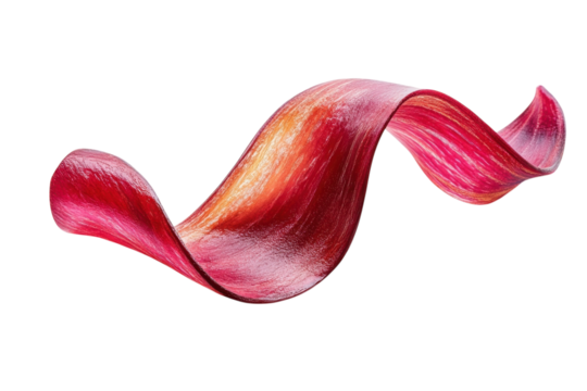 Red Calla Lily Petal Swirling Elegance Abstract Floral Design Nature s on transparent background
