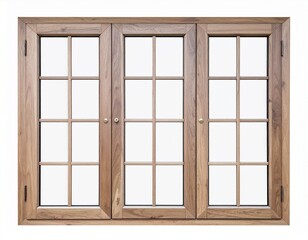 Obraz premium Window frames isolated on transparent background 