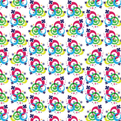 Abstract seamless pattern design vector