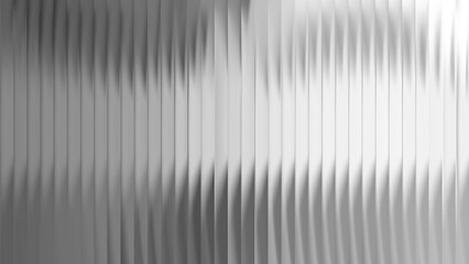 Glass background effect pattern metal texture line gradient abstract. Metal background glass corrugated sheet. Texture line effect foil blur. Chrome panel pattern plastic wave.