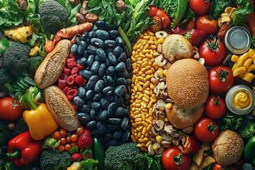 Assorted Food Collage