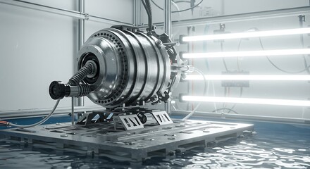 Experimental device testing underwater environment simulator laboratory equipment