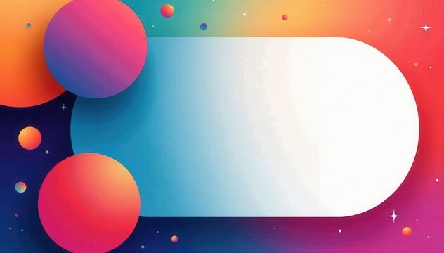 Abstract circle elements and modern square banner design, easily customizable for social media & web posts , digital, marketing, professional