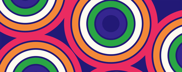 Abstract orange and red gradient geometric shape circle background. Modern futuristic background. Can be use for landing page, book covers, brochures, flyers, abstract background