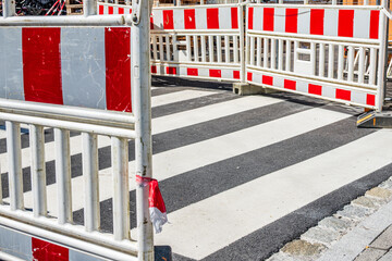 typical security barrier at a street