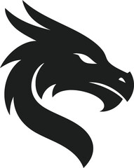 Blazing Shadow Dragon Logo. 