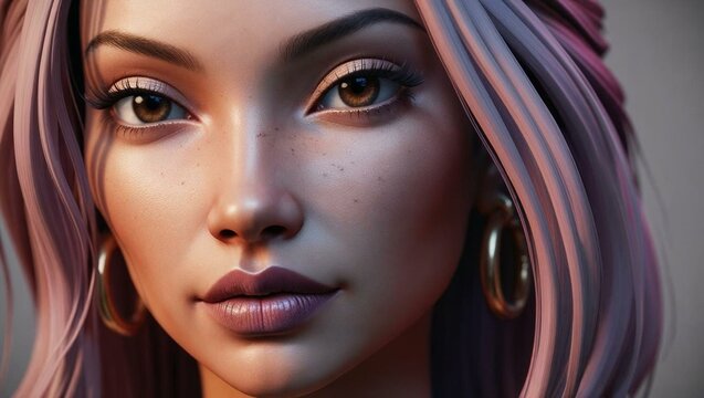 Fototapeta avatar character 3d game