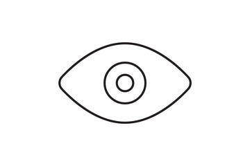 eye view icon sign vector
