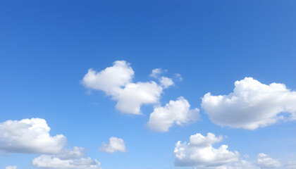 Fototapeta premium Cloudy skies over open fields nature photography bright blue atmosphere wide angle view