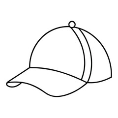 baseball cap vector illustration