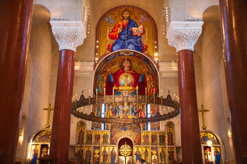 interior of the church