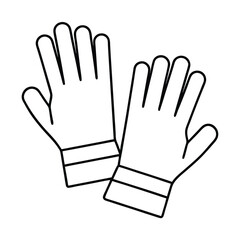 hand in black and white