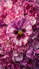 Obraz premium Exploding pansy petals