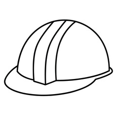 vector illustration of a helmet