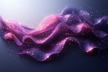 Abstract flowing fabric design