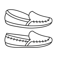 vector illustration of a shoe