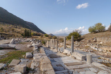Ruins of the ancient city of Ephesus, Turkey