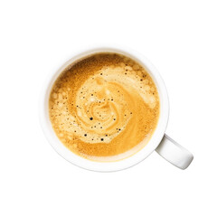 Cup of coffee, espresso, isolated .