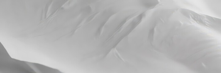 Obraz premium Smooth white paper with faint folds, visible fibers, craft, smooth, material