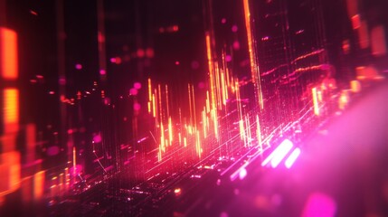 Vibrant Abstract Background with Dynamic Light Effects and Patterns
