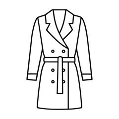 female jacket isolated on white