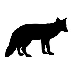 Download high resolution fox silhouette vector image for free use in graphic design projects now
