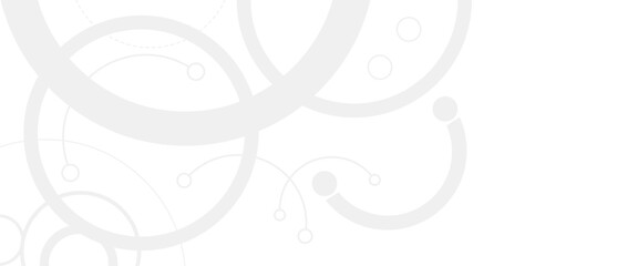 Vector abstract white geometric wave circle background design