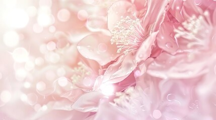 Fototapeta premium Romantic light pink silk texture background