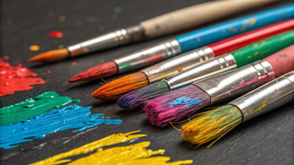 Obraz premium Direct overhead shot emphasizing texture and color.