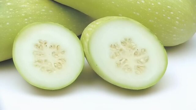Fresh Patisson Squash Close-Up Capturing Culinary Essence and Natural Beauty