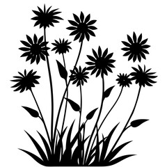Obraz premium set of silhouettes of plants