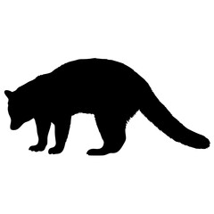 Find high quality civet silhouette vector art download now for your design projects today