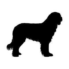 Find old english sheepdog silhouette vector art for pet lovers and dog breed enthusiasts online now